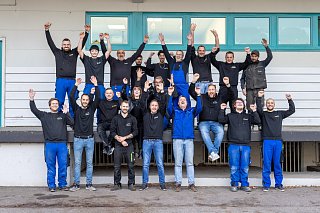 Teamfoto der Hinterholzer GmbH